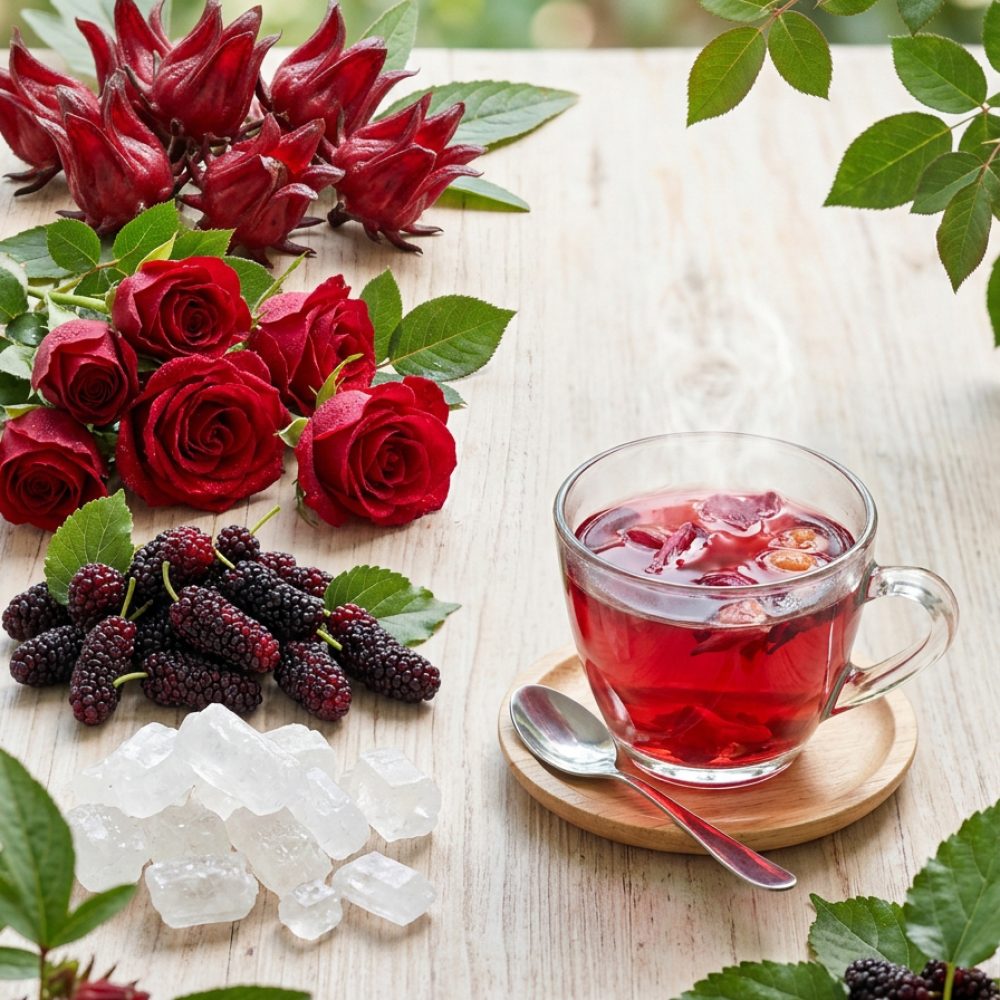 Roselle Mulberry Tea 1 Tea Bag gallery image